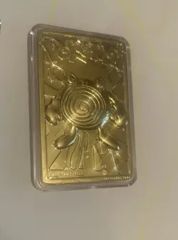 Pokemon Poliwhirl 23k Gold Plated Trading Card W/ Authenticity - Image 2