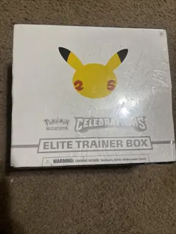 Pokemon TCG: 25th Anniversary Celebrations Elite Trainer Box (2021) 820650809439 - Image 1