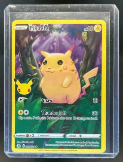 2021 Pokemon SWSH Celebrations Pikachu Holo #005/025 - Image 1