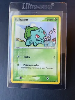 Pokemon TCG Bulbasaur 45/100 EX Crystal Guardians​ Reverse Holo LP 🔥 - Image 3