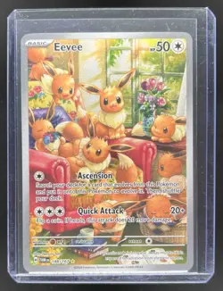2024 Pokemon SV Twilight Masquerade TWM EN Eevee #188/167 - Image 1