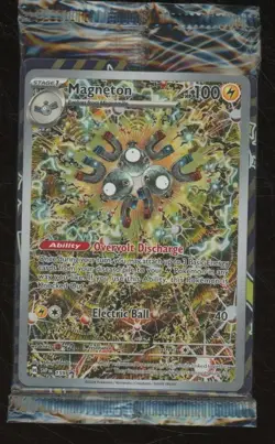 2023 Pokemon Scarlet & Violet MAGNETON #159 Black Star Promo Full Art JFB4 - Image 1