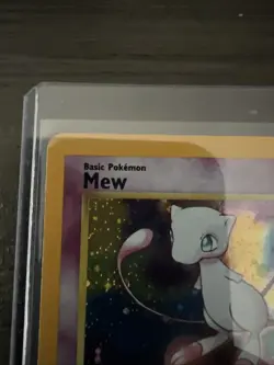 Mew #9 Holo Black Star Promo Rare Vintage 2000 Pokemon TCG WOTC SWIRL LP - Image 4
