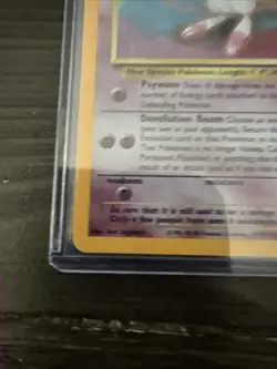 Mew #9 Holo Black Star Promo Rare Vintage 2000 Pokemon TCG WOTC SWIRL LP - Image 5