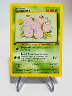 EXEGGCUTE 1999 Pokemon Jungle Set 1st EDITION Common POKEMON 52/64 - Image 1