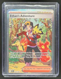 2025 Pokemon SV Destined Rivals DRI EN Ethan's Adventure #236/182 - Image 1