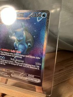 Pokemon Blastoise EX 200/165 Special Illustration Rare SV Scarlet & Violet 151 - Image 2