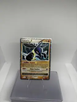 Lucario Lv. X LP DP12 Diamond and Pearl Promo Pokemon TCG Rare Holo Light Play - Image 1