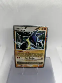 Lucario Lv. X LP DP12 Diamond and Pearl Promo Pokemon TCG Rare Holo Light Play - Image 2