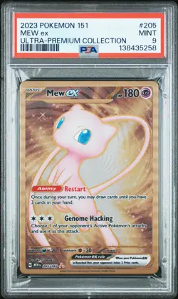 2023 POKEMON 151 ULTRA-PREMIUM COLLECTION #205 MEW EX PSA 9 - Image 1