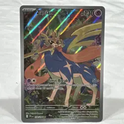 Zacian 100/094 Illustration Rare Pokemon Phantasmal Flames - Image 1