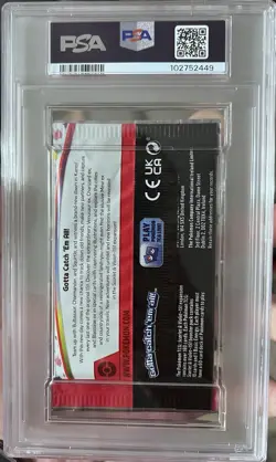 Pokemon 151 MEW EN Authentic Sealed Booster Pack PSA 9 Mint - Image 2