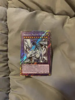 *** DRAGON MASTER MAGIA *** 1ST EDITION PLATINUM SECRET RARE RA04-EN055 YUGIOH! - Image 2