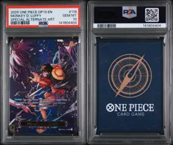 2025 ONE PIECE EN CARRYING ON HIS WILL SPECIAL ALT ART MONKEY D. LUFFY PSA 10 - Image 3
