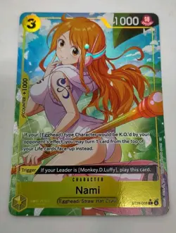 One Piece Nami ST29-008 Full Alt Art Egghead Strawhat Crew English NM - Image 1