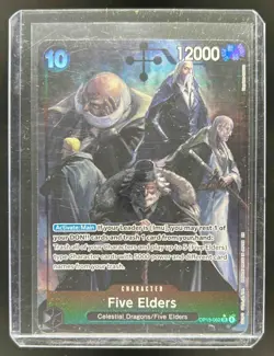 2025 One Piece Carrying On His Well Five Elders Alt Art #OP13-082 - Image 1