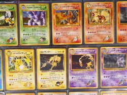 NM/HP Japanese COMPLETE Pokemon GYM CHALLENGE/DARK Set Card Holo Rare Off-Center - Image 3