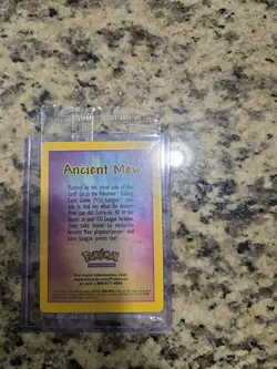 SEALED Ancient Mew Pokemon New Movie Promo Double Holo Foil Rare 1999-2000 Card - Image 1