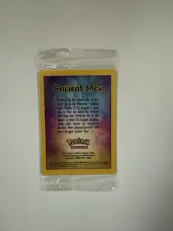 SEALED Ancient Mew Pokemon New Movie Promo Double Holo Foil Rare 1999-2000 Card - Image 1