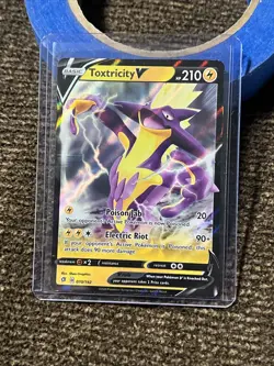 Toxtricity V 070/192 SWSH02: Rebel Clash Ultra Rare Pokemon TCG Card NM - Image 1
