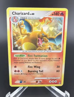 Charizard LV 60 Cracked Ice Holo 1/99 Pokemon Card 2009 - Image 1