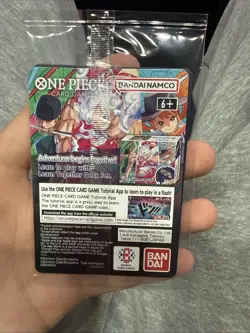 Bandai One Piece Card Game Monkey D. Luffy US Voyage Promo Holo ST-01 - Image 2