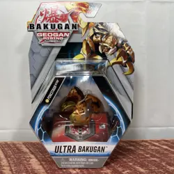 Bakugan Geogan Rising Pincitaur Ultra Figure Pack Gate Cards RARE - Image 1