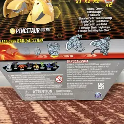 Bakugan Geogan Rising Pincitaur Ultra Figure Pack Gate Cards RARE - Image 5