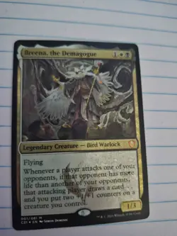 MTG Commander 2021, Breena, the Demagogue - Foil Thick Card - Image 1