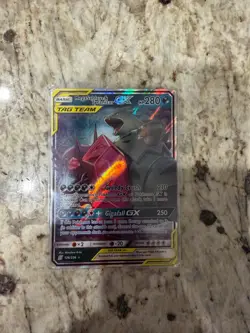 Mega Sableye & Tyranitar GX 126/236 Unified Minds NM Ultra Rare Pokemon Card - Image 1