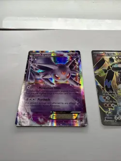 Espeon EX 52/122 + Zygarde EX 54a/124 Holo Rare Pokemon Card Lot - XY - Image 2