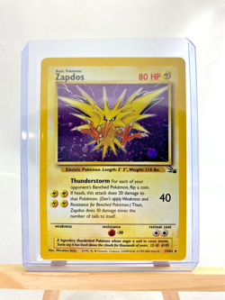 Pokemon TCG: Zapdos - Fossil - 15/62 - Holographic 1999 Wizards Card - Image 2