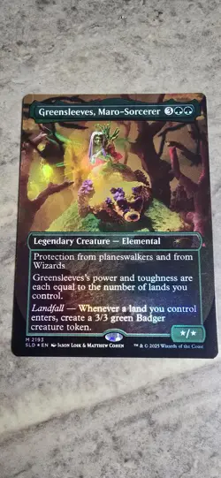 Greensleeves, Maro-Sorcerer (Rainbow Foil) Secret Lair Drop Foil Mythic MTG NM - Image 1