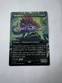 Wistfulness (Borderless) 0296 Lorwyn Eclipsed MTG Non-Foil NM, Pack To Sleeve - Image 1