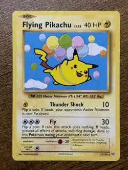 Flying Pikachu 110/108 Evolutions Regular Pokemon English Near Mint - Image 1