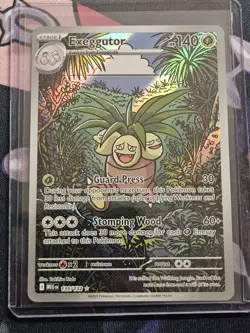 2025 Pokemon Exeggutor 135/132 Mega Evolution Illustration Rare Holo NM - Image 1