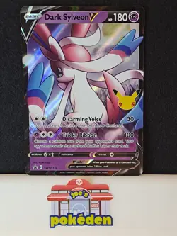 Dark Sylveon V SWSH134 Celebrations Collection Promo 2021 Pokemon TCG #134 NM - Image 1