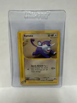 💥 Rattata Pokemon 2003 TCG (Expedition E-Reader Set) Non Holo Foil # 128/165 - Image 1