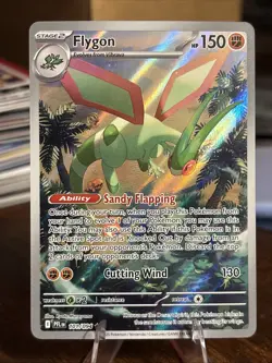 Flygon 101/094 NM Condition Phantasmal Flames Full Art Holo 2025 Pokemon TCG - Image 1