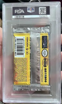 Pokemon 1999 English Base Set Booster Pack PSA 9 Charizard Art RARE WOTC - Image 2