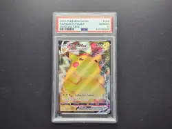 2020 POKEMON SWORD & SHIELD VIVID VOLTAGE 044/185 PIKACHU VMAX PSA 10 - Image 1