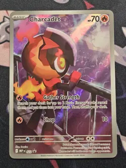 💥CHARCADET 22 PROMO ETB ENGLISH PHANTASMAL FLAMES POKEMON TCG NM - Image 1