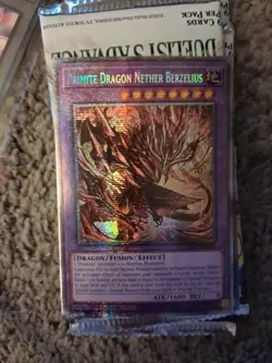 Yugioh Primite Dragon Nether Berzelius DUAD-EN035 Starlight Rare 1st Near Mint - Image 1