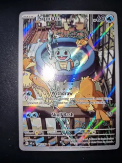 Pokemon TCG Squirtle 148/142 PSA 10 Stellar Crown Illustration Rare Card - Image 1
