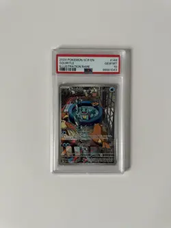 Pokemon Squirtle Card Stellar Crown Illustration 148/142, PSA 10 Gem Mint - Image 1