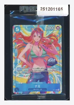 One Piece Sealed Nami Promo 2025 P-112 Asia Edition Stamped Japanese - Image 1