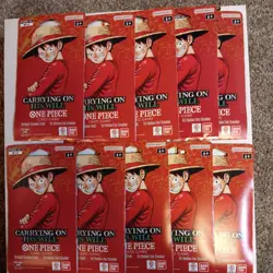 One Piece TCG - OP13 Carrying On His Will - Sleeved Booster Packs - 10 packs - Image 2