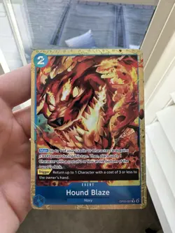 Hound Blaze (Alternate Art) OP05-057 Premium Booster -The Best- Foil - Image 1