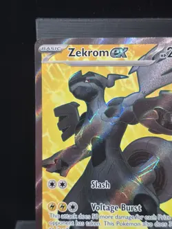 Pokemon Zekrom ex 158/086 Scarlet & Violet Black Bolt Holo Full Art Near Mint - Image 5