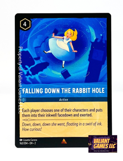 Disney Lorcana TCG Falling Down the Rabbit Hole 162/204 Rare Non-Foil - Image 1